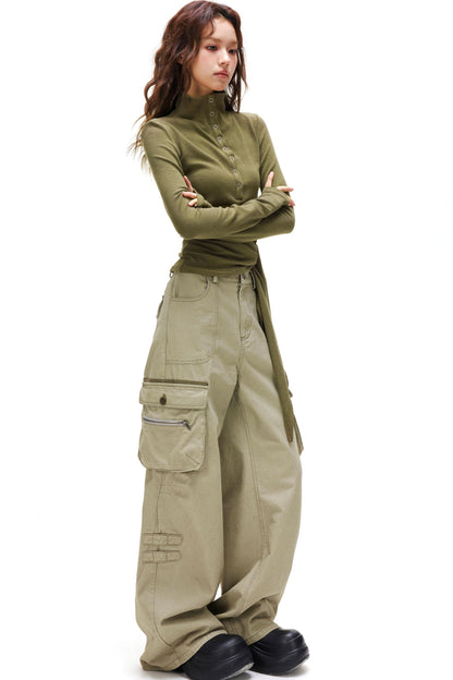 レトロアーミーカーゴパンツ