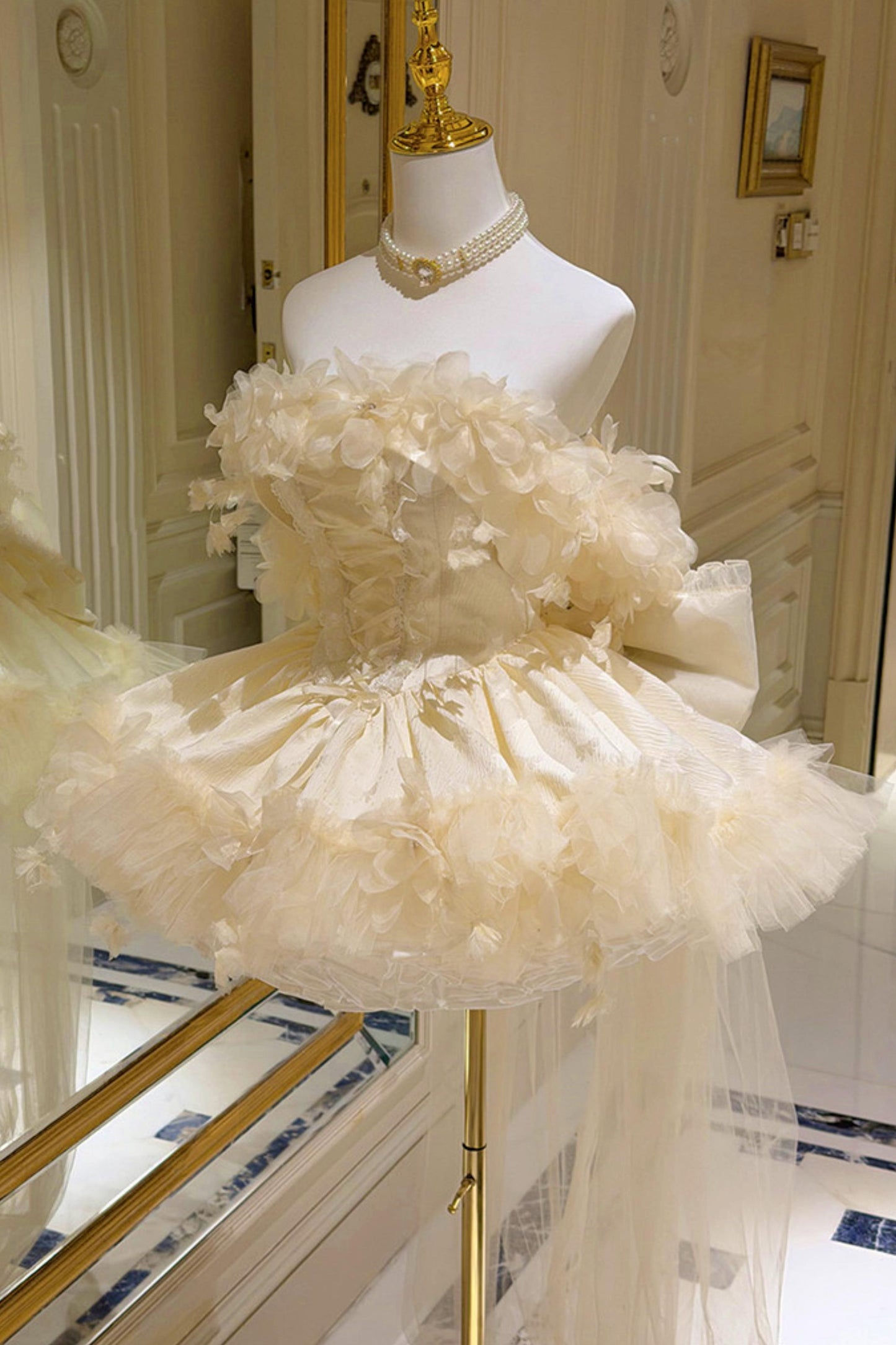 Flower Tulle Princess Dress + Accessories