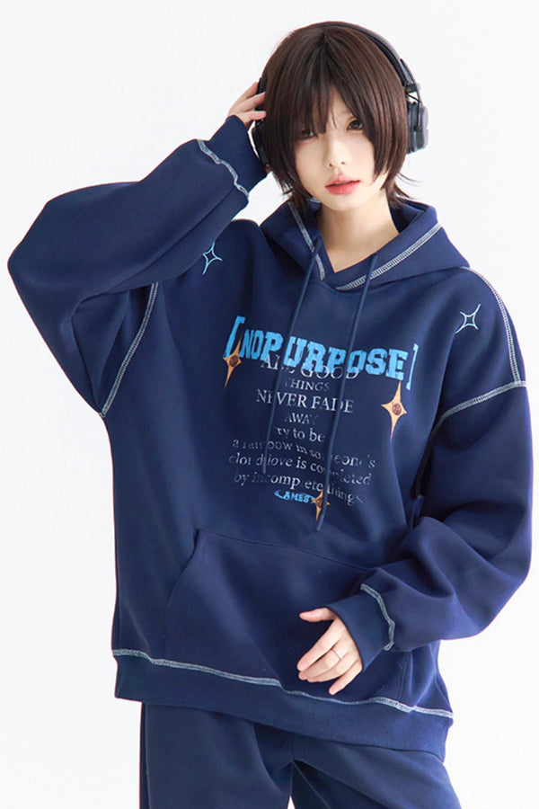 カジュアルカンガルーポケットパーカー