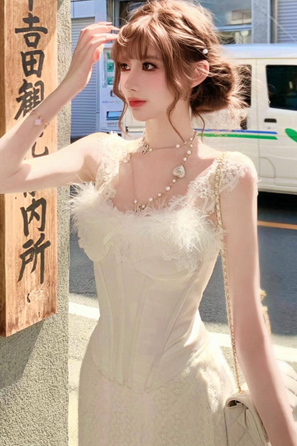 Feather Dream Corset + Somermaid Skirt