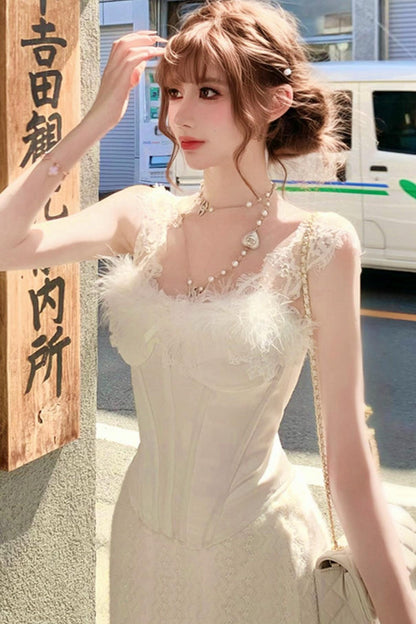 Feather Dream Corset + Somermaid Skirt