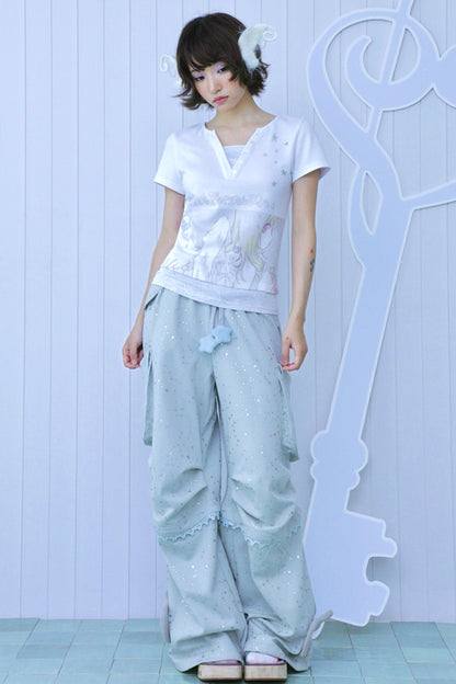 Angel Wing Cargo Pants