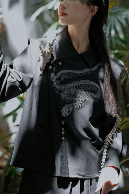 Snake Bone Prince Blouse