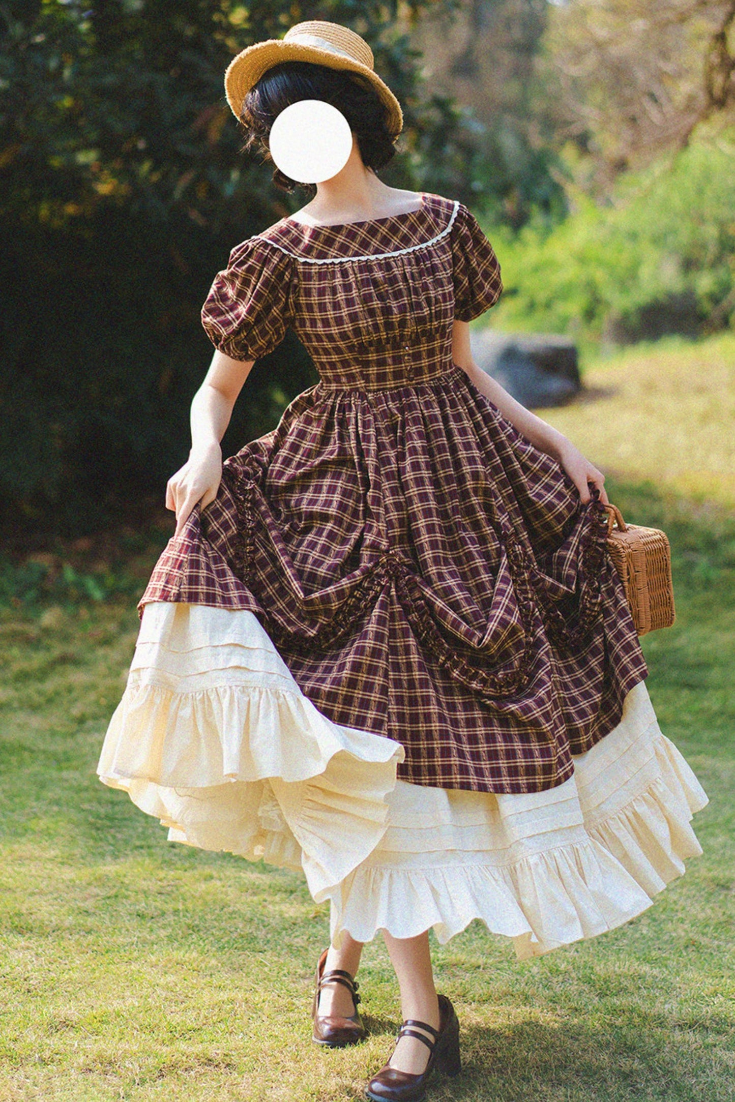 Length-Adjustable ♡ Cotton Ruffle Petticoat