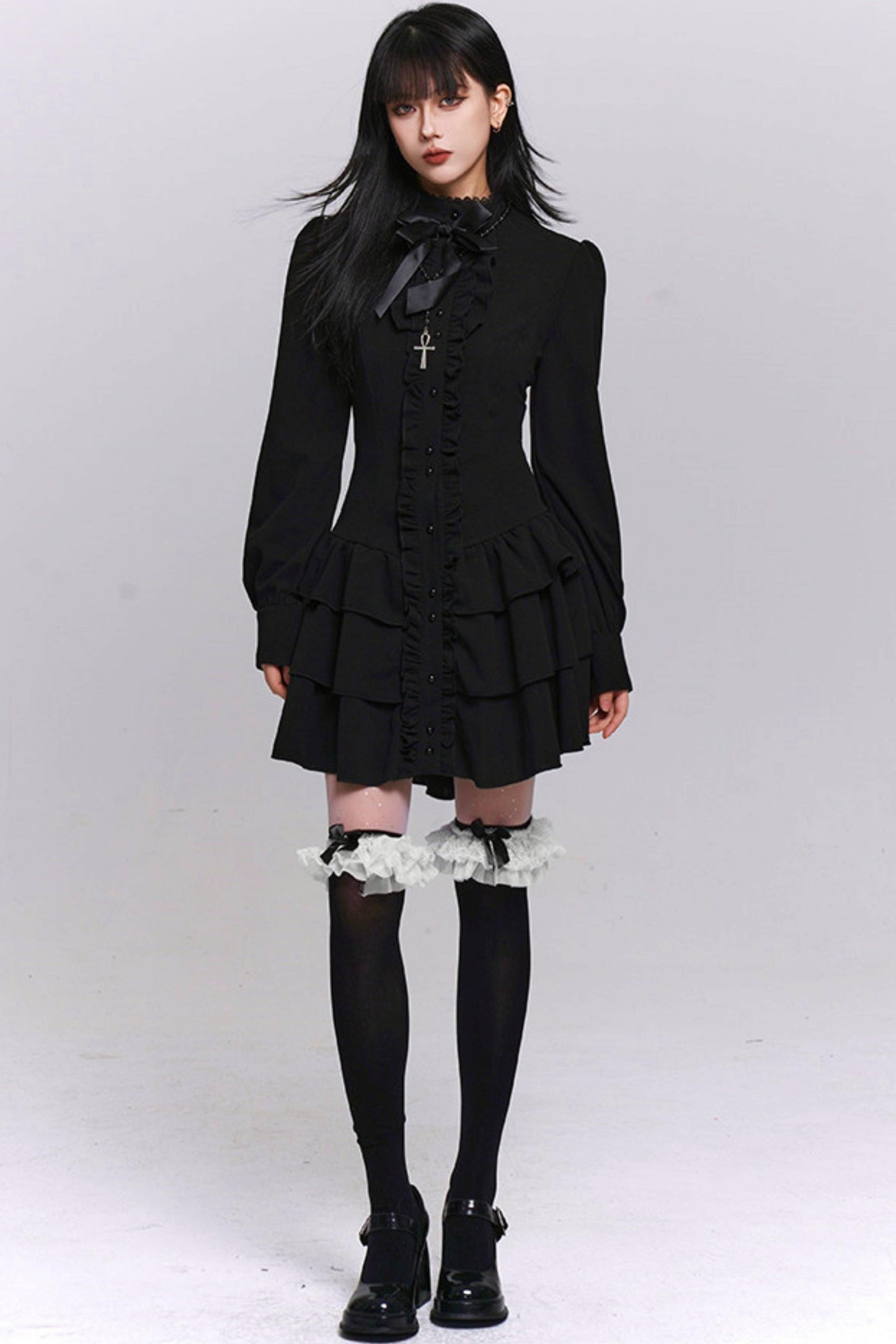 Ghost Girl Black Dress