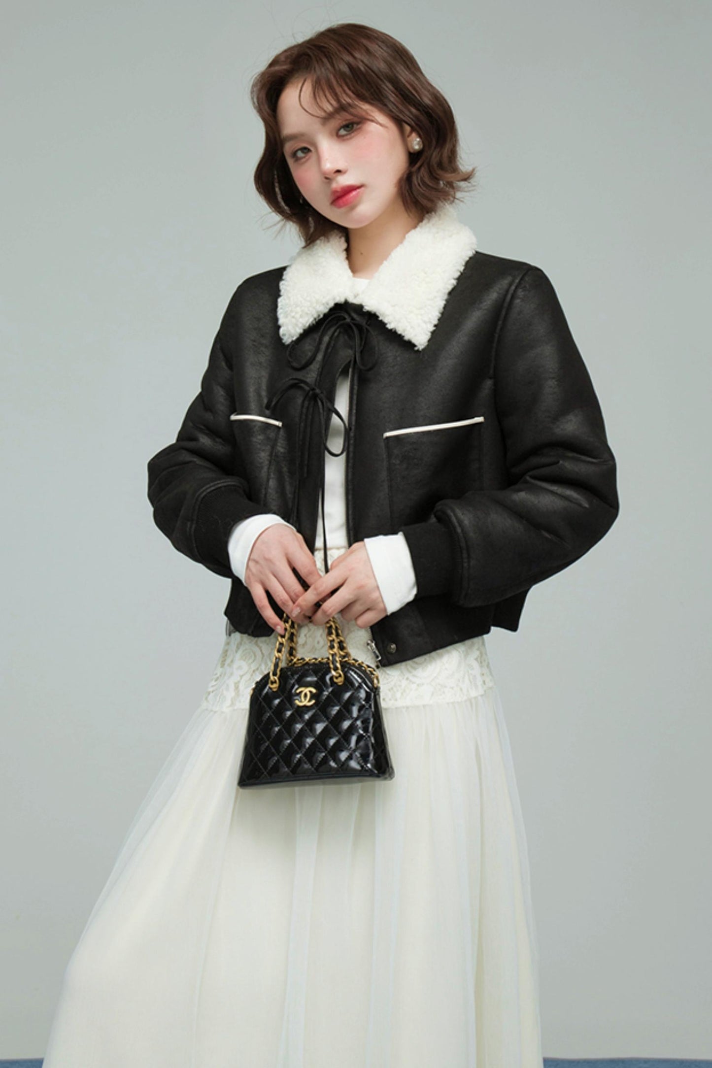 ムーンライトレースプリーツスカート　