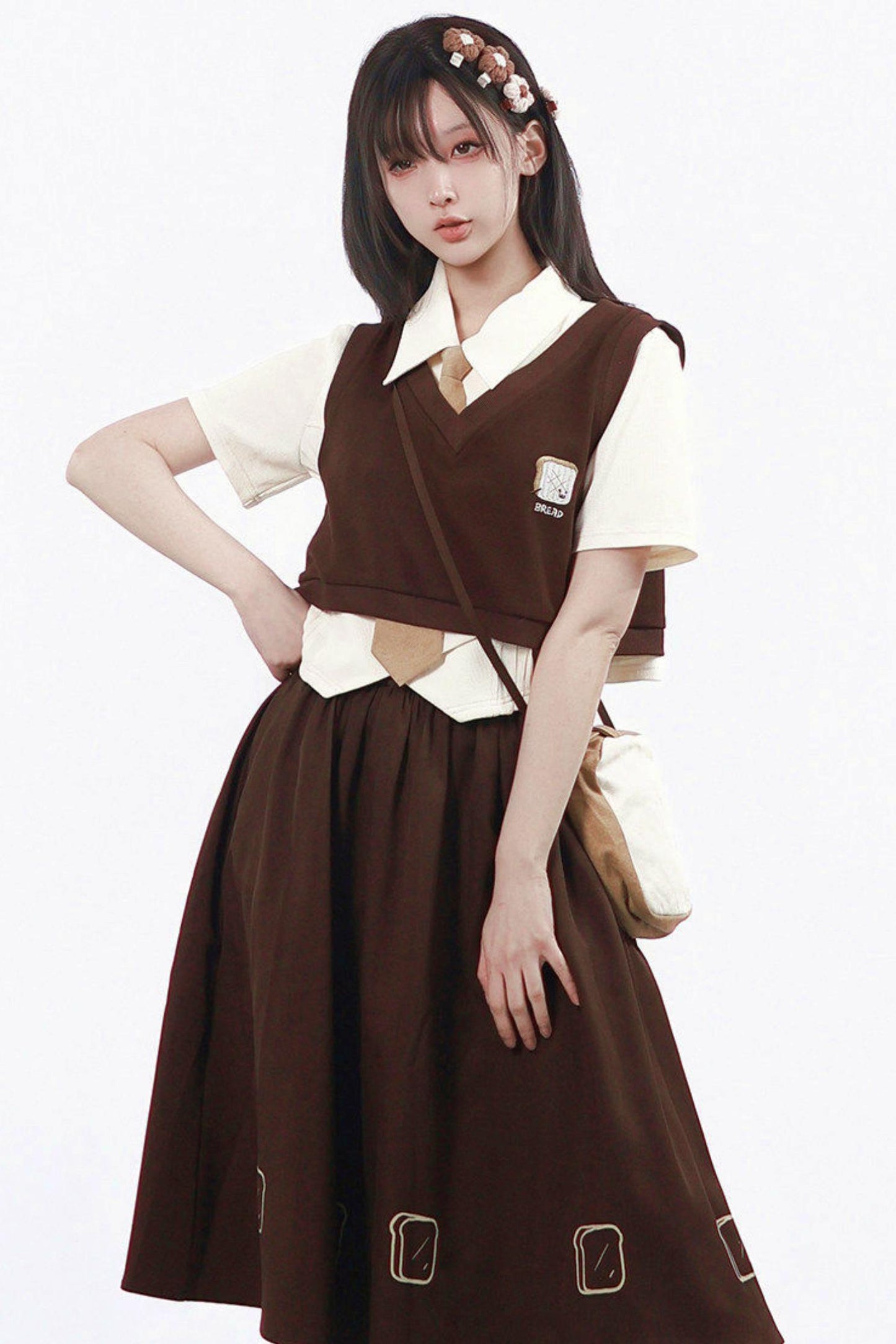 Ensemble uniforme thé au lait