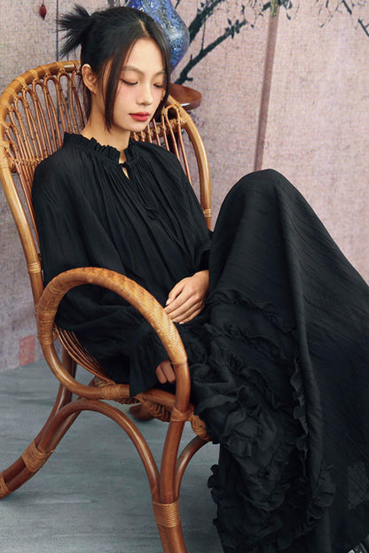 Mantic Black Long Dress
