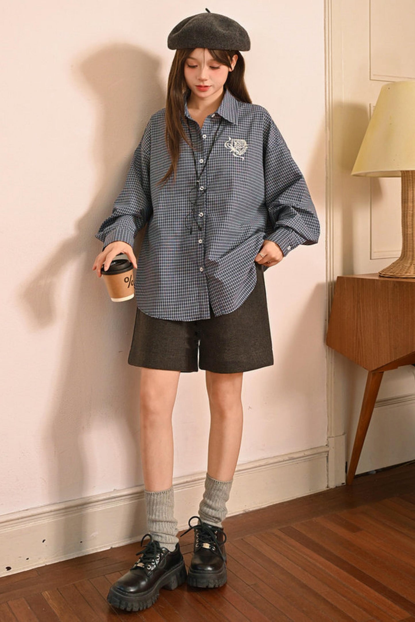 Sheep Wool Wide Leg Pants