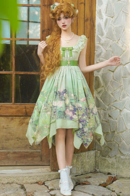 クラシックシフォンローズドレスセットアップ