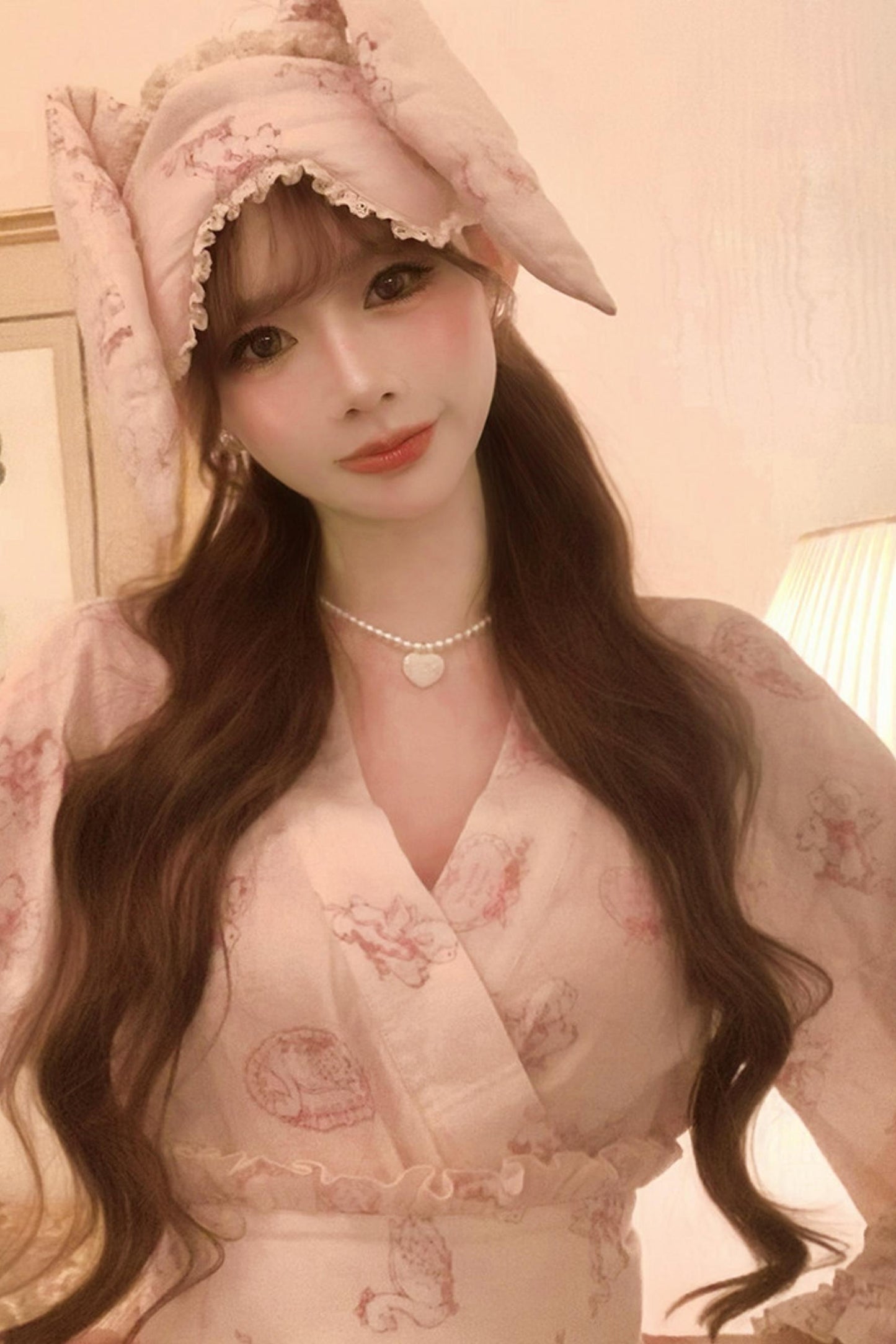 Sweet top + pants + sleep eye mask