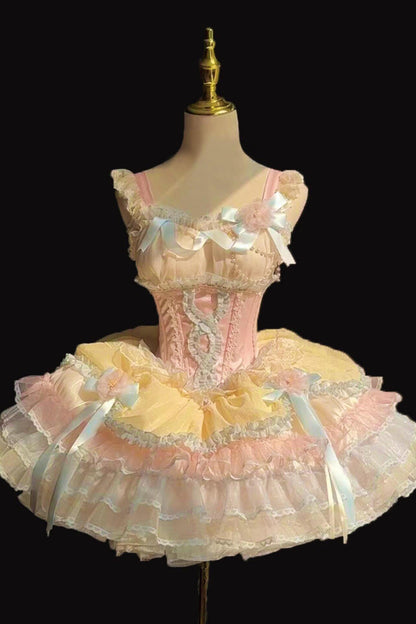 Sugar Ballerina Doll Jumper Skirt + Top