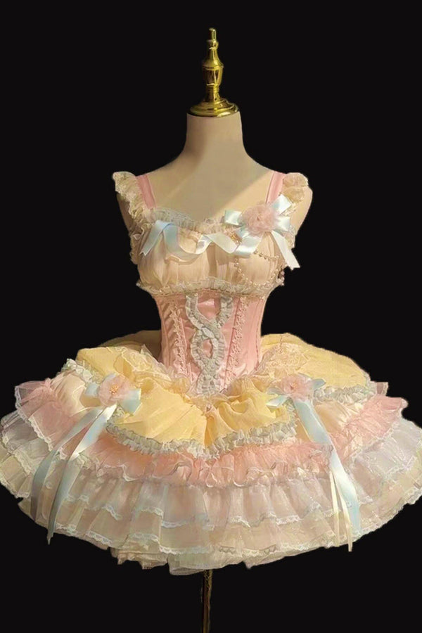 Sugar Ballerina Doll Jumper Skirt + Top