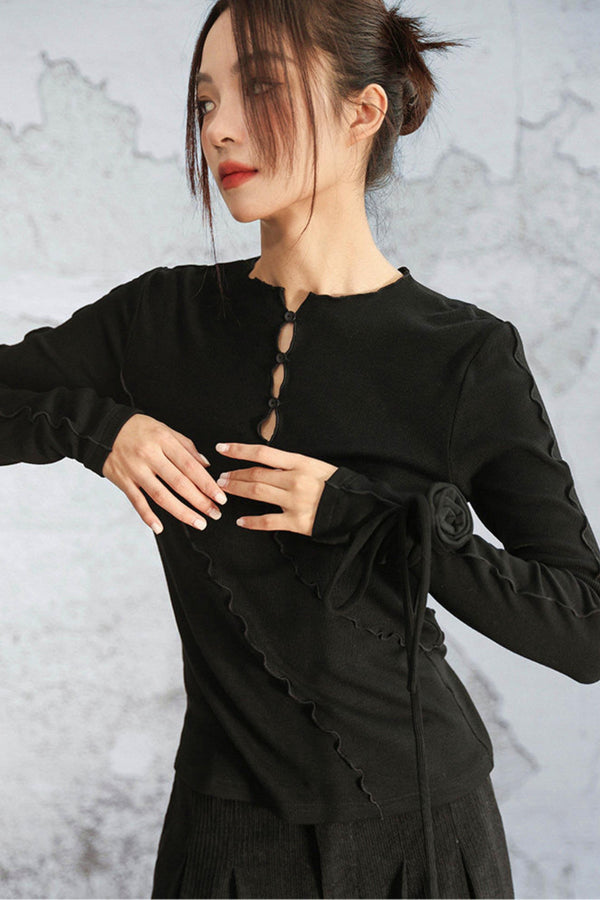 Ribbed Brushed Knit Sweater