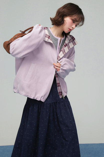 リバーシブルパズルチェックジャケット