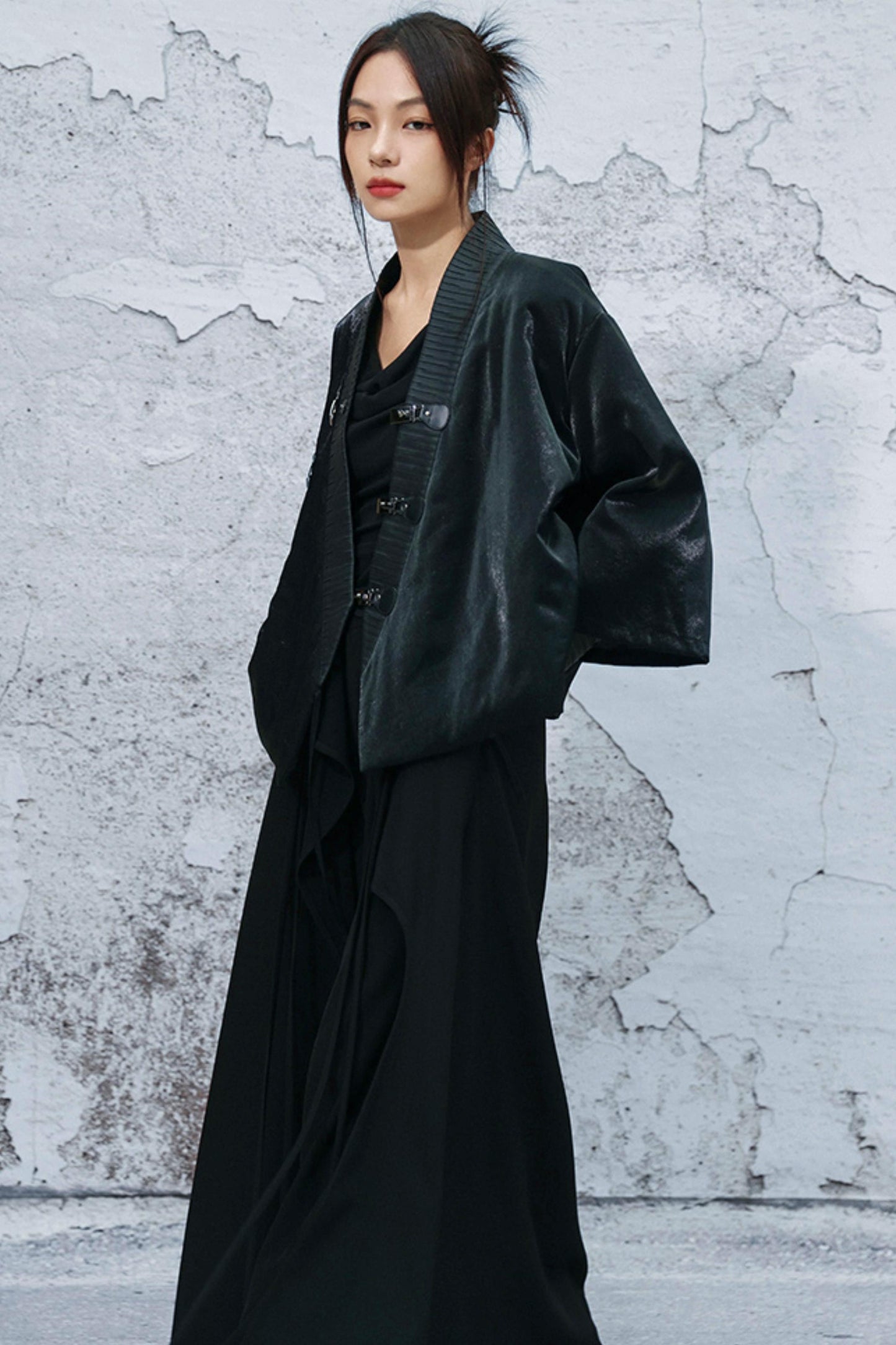 ブライトシルクプリーツジャケット