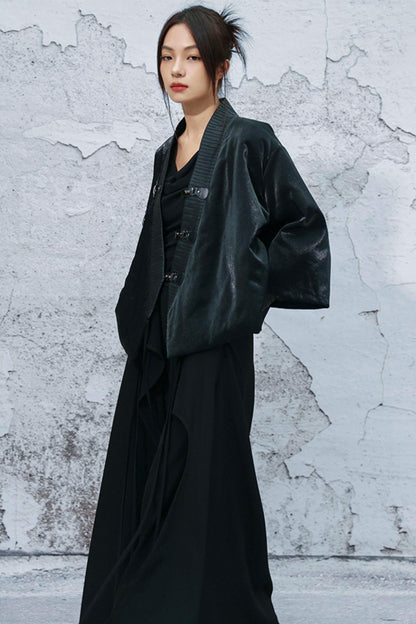 ブライトシルクプリーツジャケット