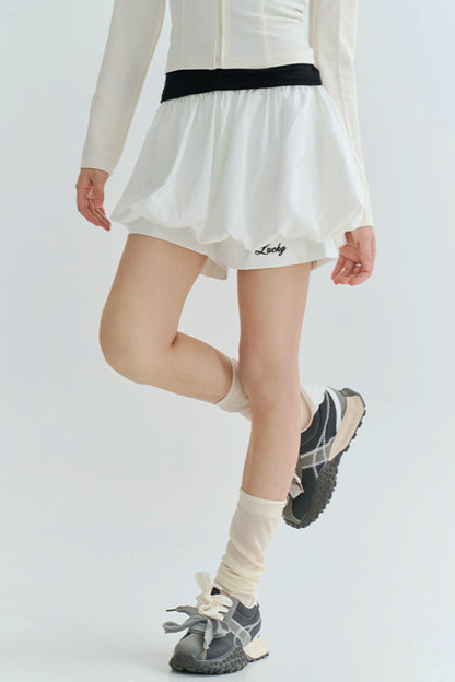 Blossom Embroidery Pants Skirt