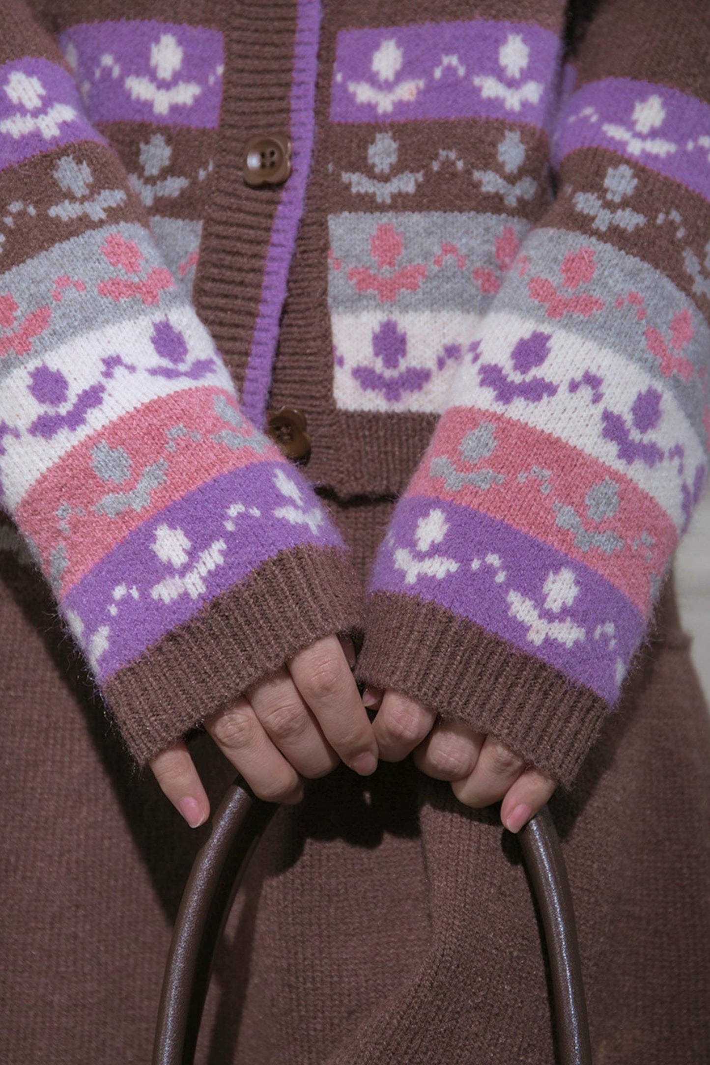 Winter Tulip Knit Cardigan + Skirt