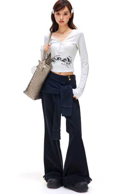 Retro Washed Cargo Pants