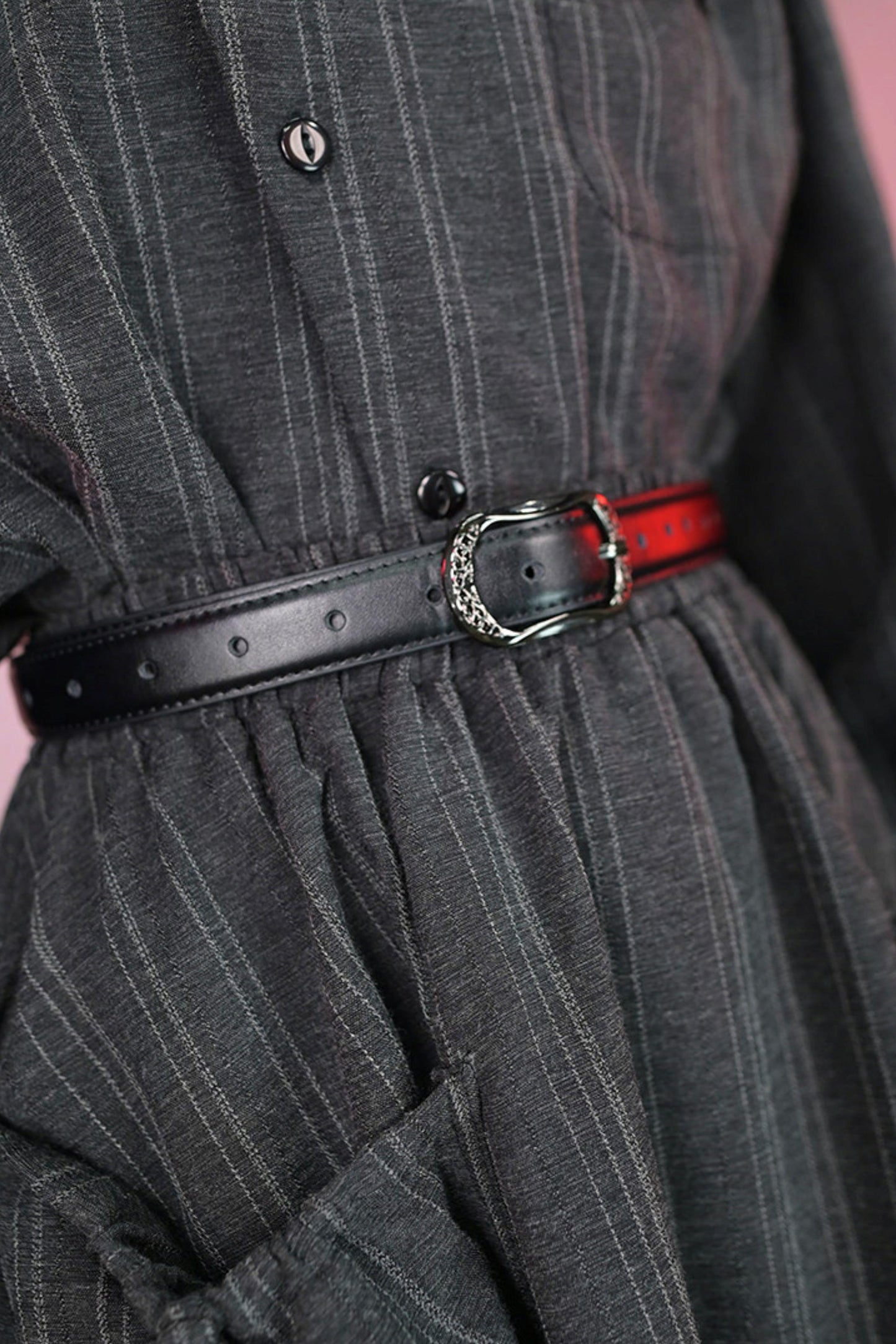 Vintage-geschnallter Ledergürtel