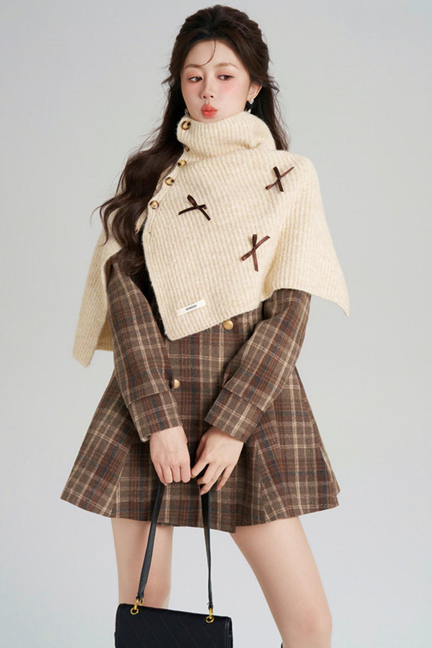 Plaid Sweet Retro Coat
