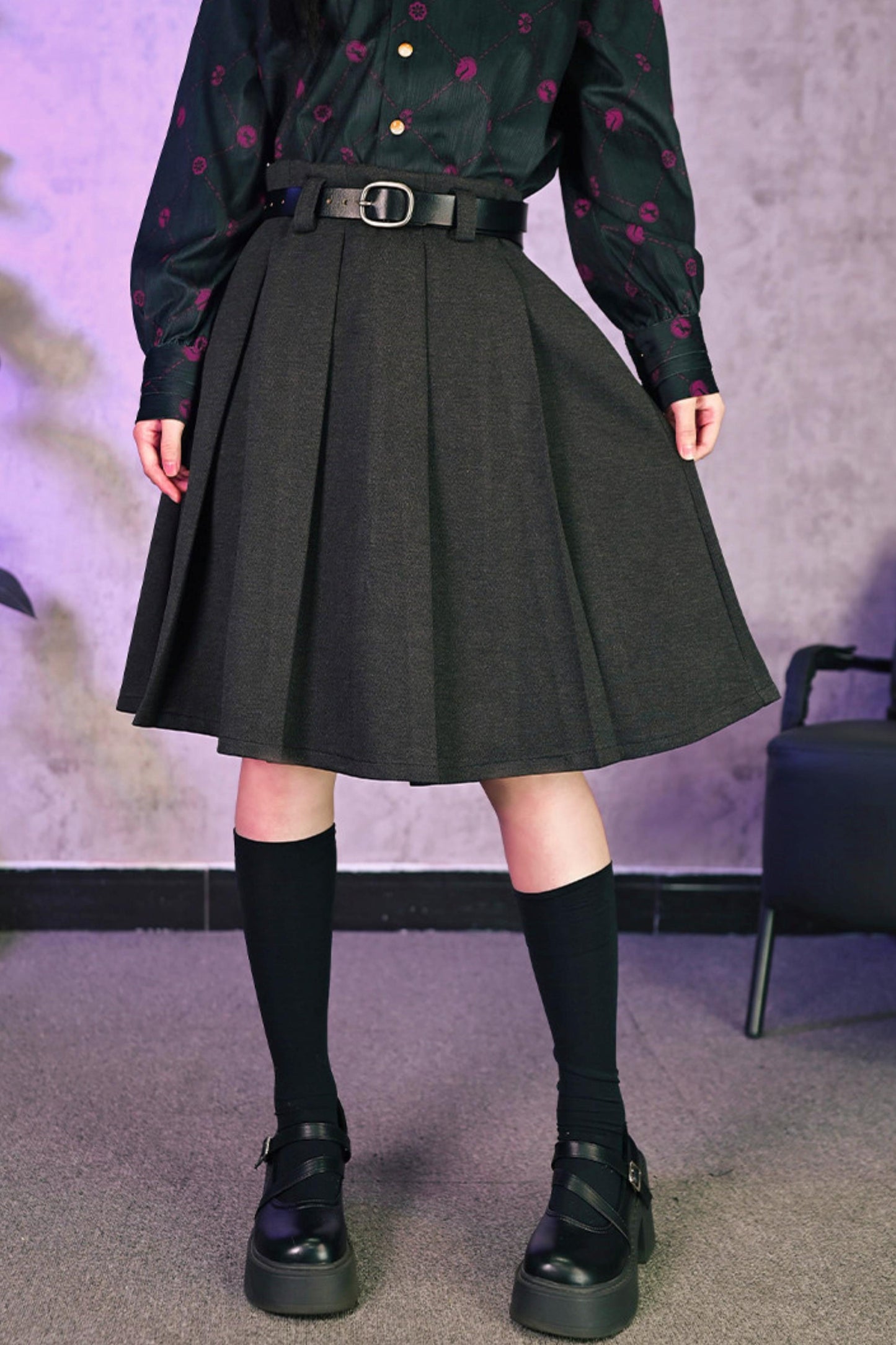 シックプリーツスカート