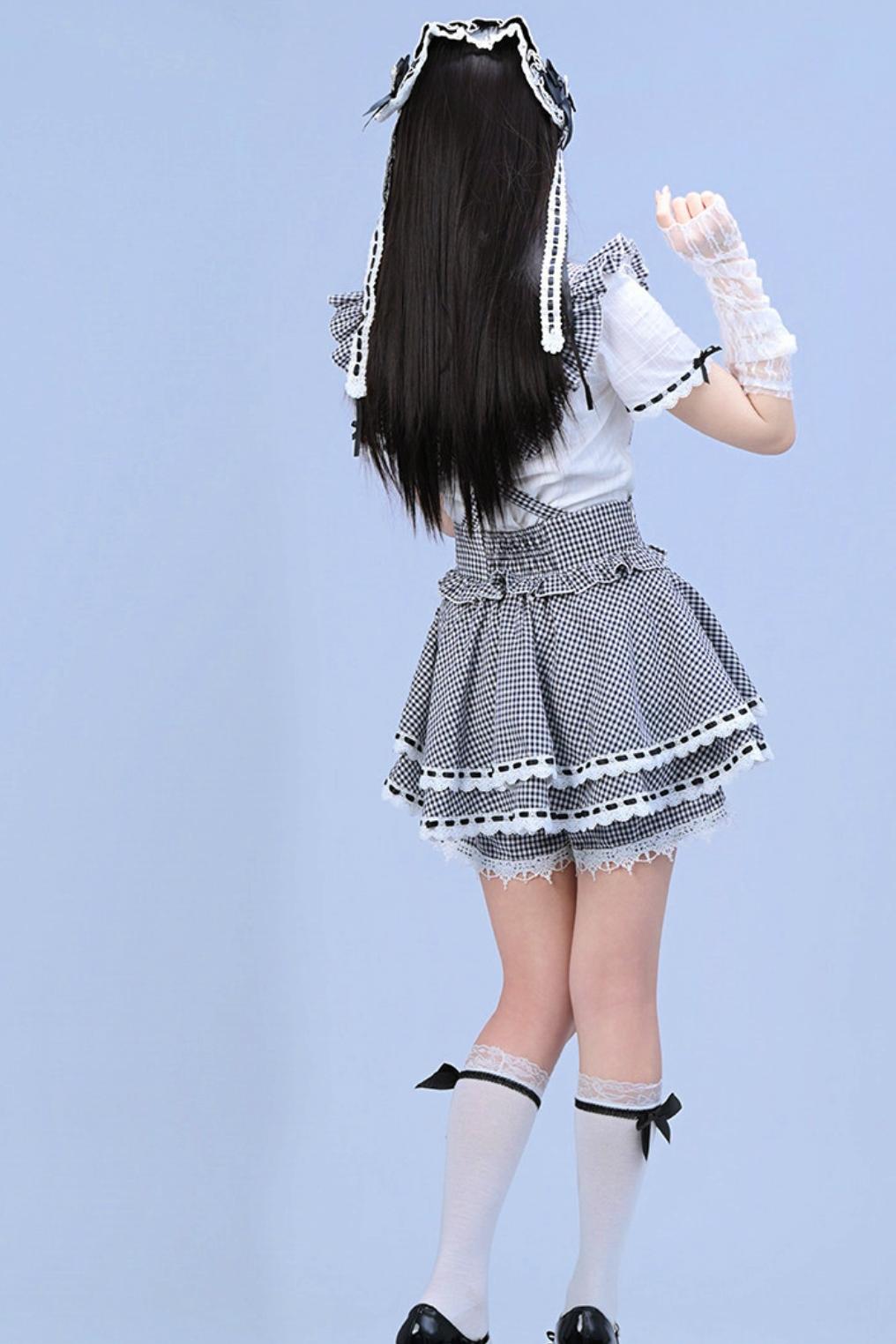 [Pre-order Item] Doll Girly Ryousangata Top + Skirt