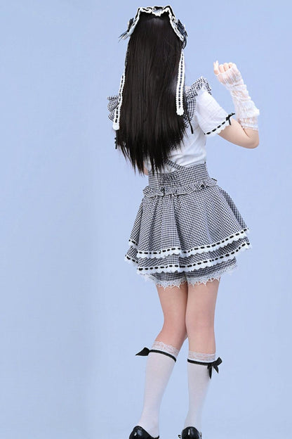 [Pre-order Item] Doll Girly Ryousangata Top + Skirt