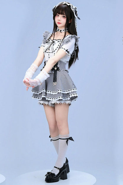 [Pre-order Item] Doll Girly Ryousangata Top + Skirt