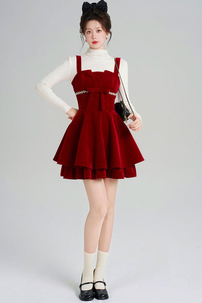 Velvet Camisole Dress