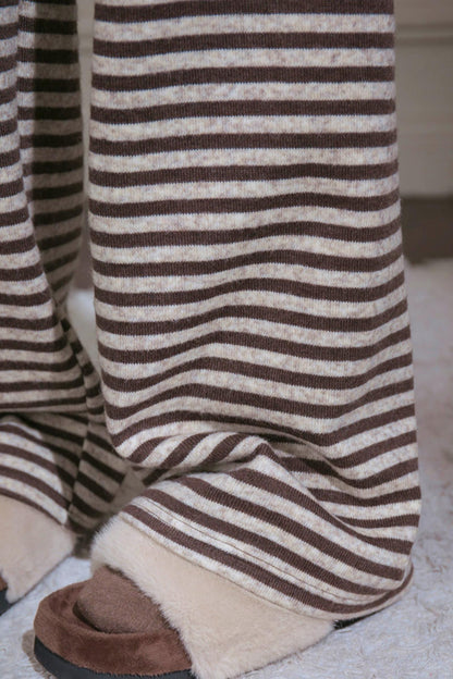 Striped Loose Knit Pants