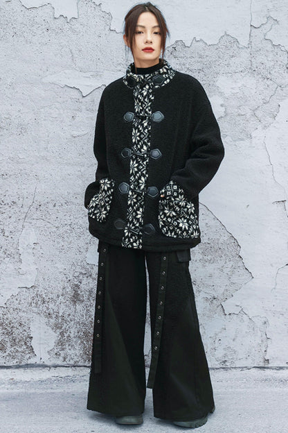 レトロブラックモードチャイナコート