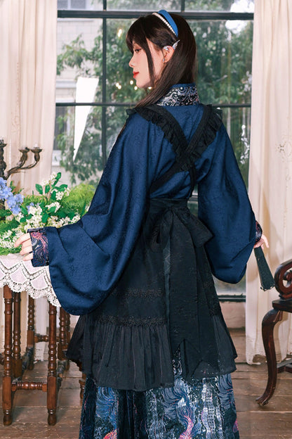 Embroidered Lace Overskirt