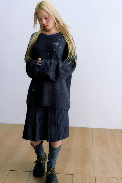 シックスポイントスターニットセーター