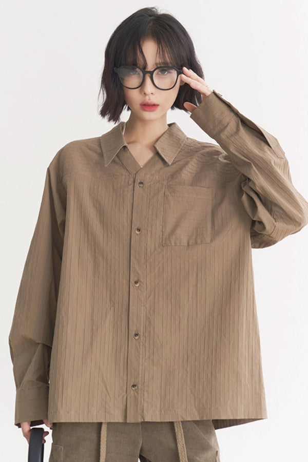 Gravity Museum Spring 2025 Women's Peplum Loose Top