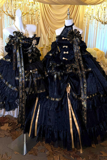 Elegant Gothic Lolita Dress + Accessories
