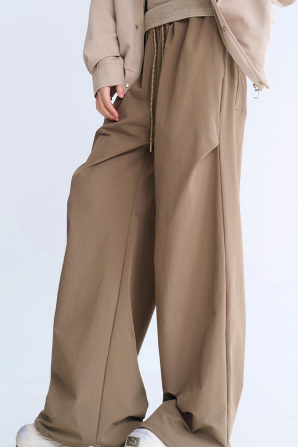 Minimalist Wide Leg Casual Pants
