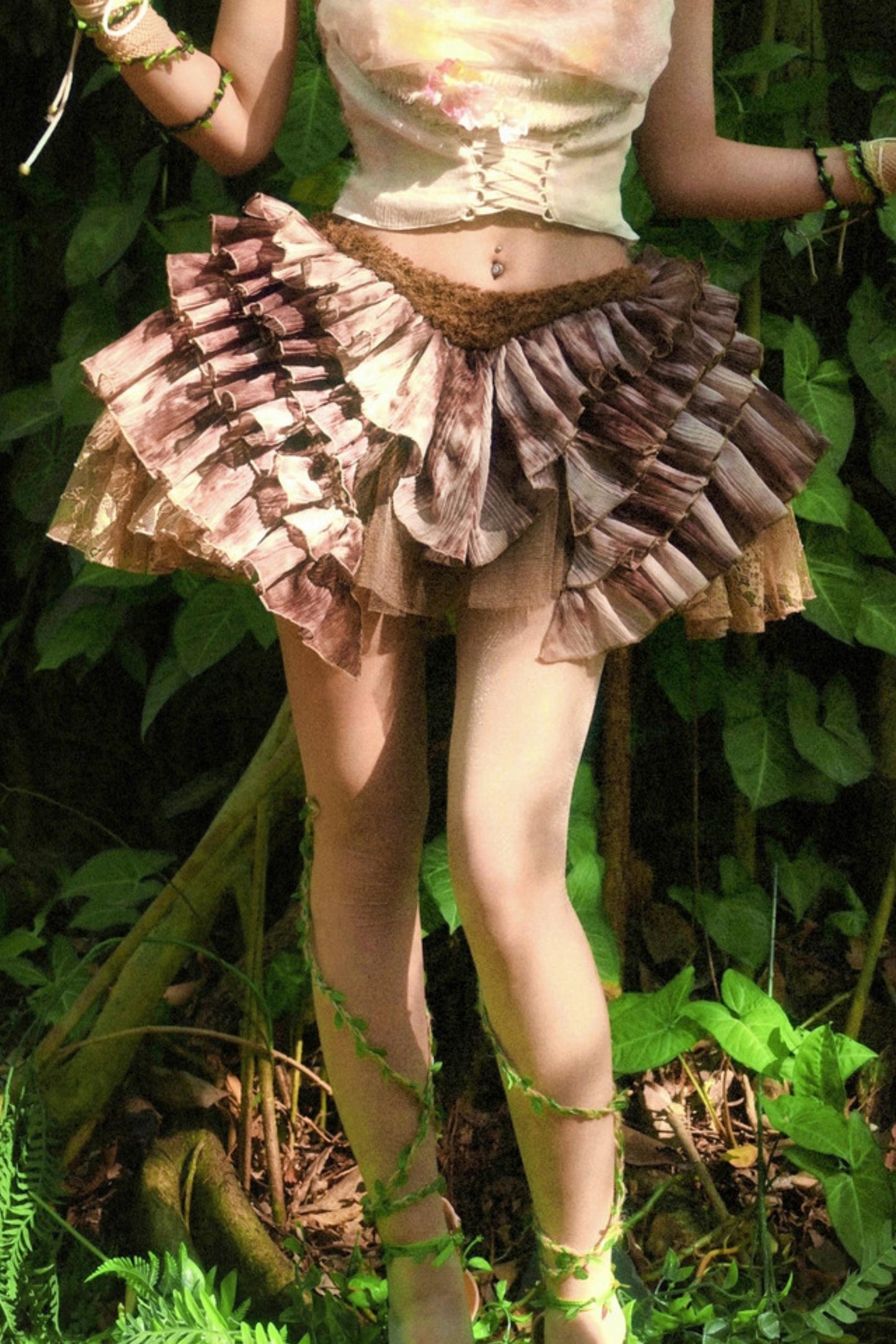 Forest Fairy Pleated Pants