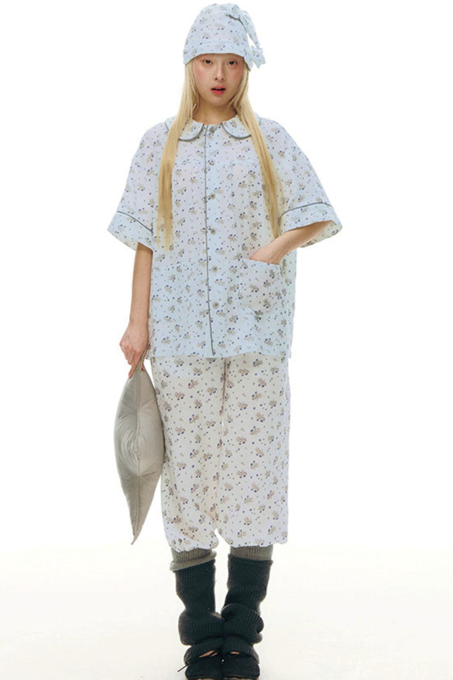 Custom Pony Printed Pajama Top + Pants