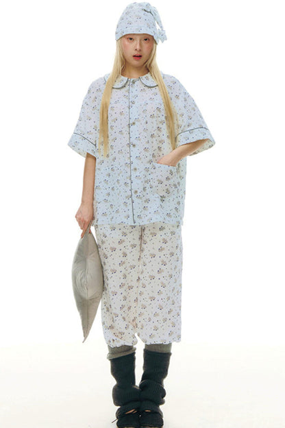 Custom Pony Printed Pajama Top + Pants