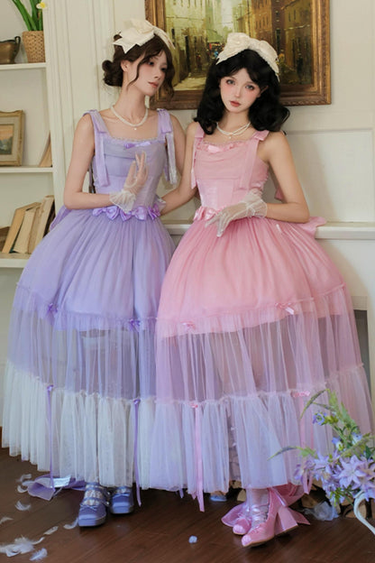 バブルシーヘリンボーンロリータジャンパースカートロリータセットアップ