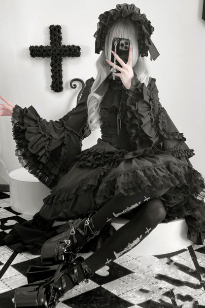 【予約商品】フェニックスゴシック姫袖ロリータセット