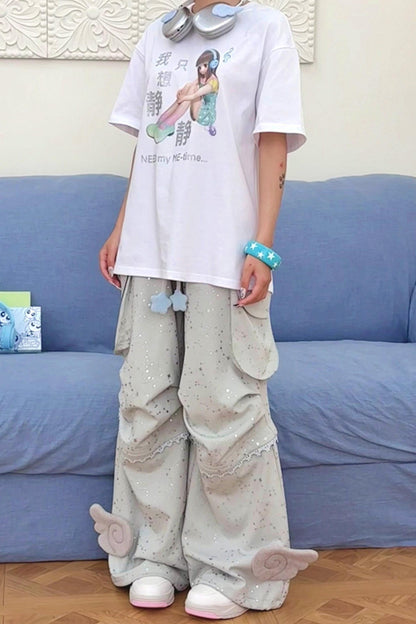 Angel Wing Cargo Pants