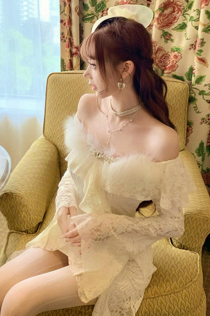 Retro Palace Lace Dress