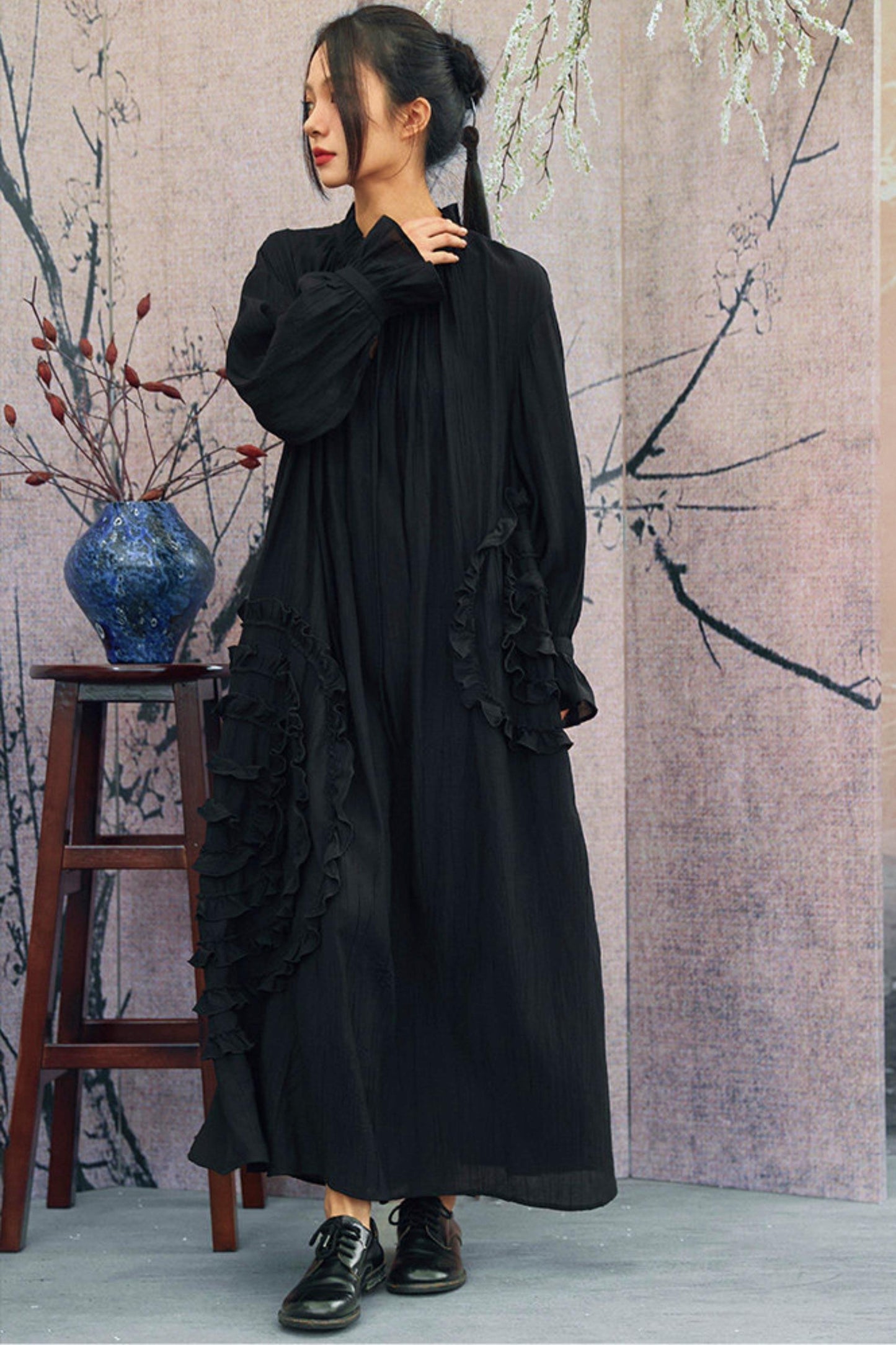 Mantic Black Long Dress