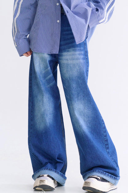 ウォッシュドリラックスフィットジーンズ