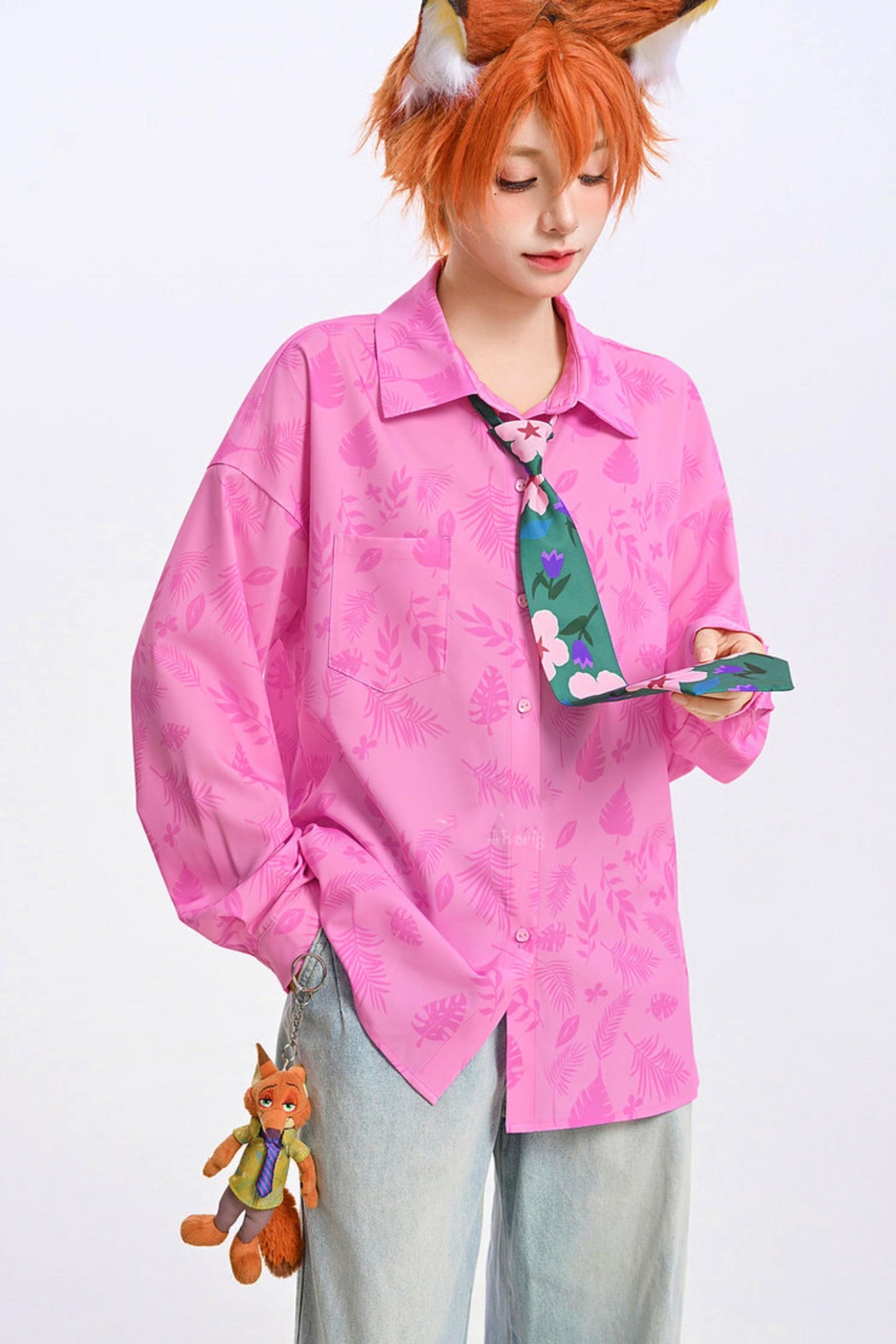 フローラルフラワーブラウス