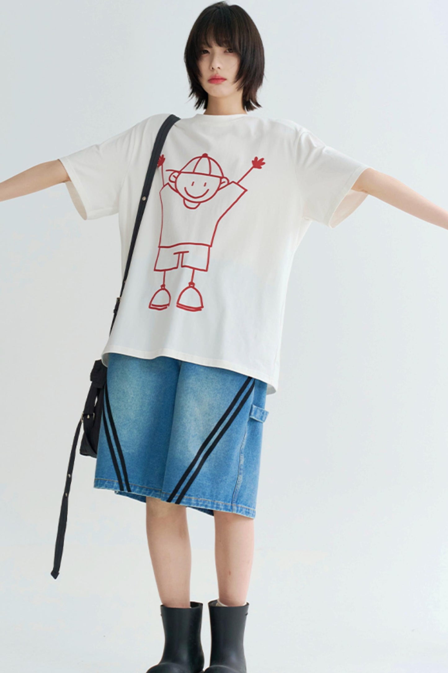 Cute Print Couple Tee Shirts