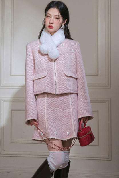 Sweet Tweed Coat + Skirt + Scarf